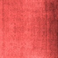 Pravokutne perzijske crvene boemske prostirke za prostore tvrtke, 5' 7'