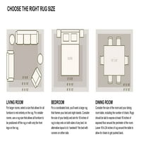 Moderna Seoska kuća u tamnoplavoj boji 8'10 11'10 tepih za dnevnu sobu