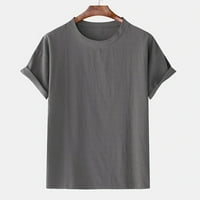 Jednobojna bluza Casual majica klasičnog kroja muške ljetne košulje majica kratkih rukava za muškarce modni vrhovi