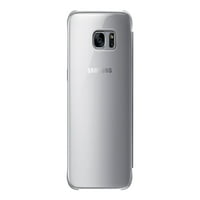 Samsung S-View Flip Cover EF-ZG - Flip poklopac za mobilni telefon - srebrna - za Galaxy S edge