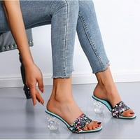 OAVQHLG3B Pojas s kristalima i cipele s remenčićem oko gležnja Za žene s cipele na visoku petu