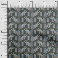 Jednobojna pamučna Poplin Keper tkanina u tamnosivoj boji plemenska tkanina za šivanje tiskana zanatska tkanina