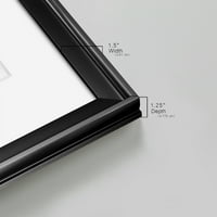 Wexford Home Runnel I Premium Framed Print, 30.5 42.5 - spreman za objesiti, crno