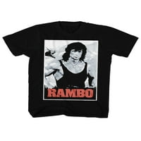 Rambo iz 1980-ih akcijski triler ratni filmski film Poster majica za odrasle majice