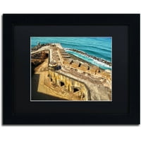 Zaštitni znak mumbo Castillo de San Felipe del Morro 6 ulje na platnu mumbo, crni mat, crni okvir