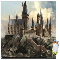 Čarobni svijet: Hari Potter-Hogvarts u zoru zidni plakat, 22.375 34