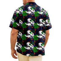 Havajske košulje za muškarce i dječake-Muške ljetne košulje s kratkim rukavima na kopčanje za plažu, glazbene