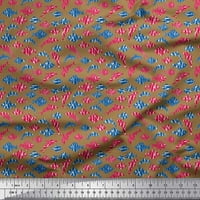 Tkanina Od Georgette, tkanina za ukrašavanje košulja u obliku ribe, s otiskom širine dvorišta