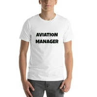 3xl Aviation Manager Fun Style Style Short Shothuve Majica po nedefiniranim poklonima