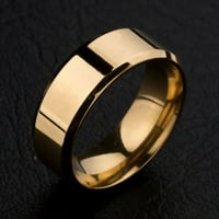 Juhai prsten unise ogledalo od nehrđajućeg čelika Lagani prsten za vjenčanje