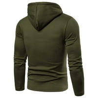 Muški modni dugi rukav jesenski zimski patchwork hoodies Top bluza hot6sl870360