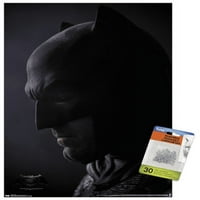 Strip film-Batman protiv Supermana-plakat na zidu s kapuljačom s gumbima, 14.725 22.375
