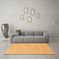 Moderni pravokutni tepisi za unutarnje prostore u jednobojnoj narančastoj boji, 5' 7'