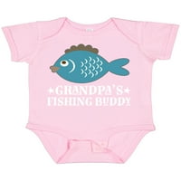 Izvorni djedov prijatelj iz ribolova, poklon malom ribaru, bodi za dječaka ili djevojčicu