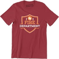 Muška majica s natpisom vatrogasni spasilac na dužnosti