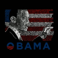 Muška majica s kapuljačom u stilu pop art-Barack Obama - Svi tekstovi za lijepu Ameriku