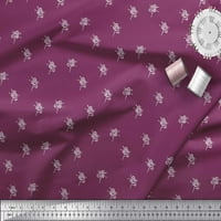 Satenska svilena tkanina od tkanine s umjetničkim cvjetnim otiscima na tkanini širine dvorišta