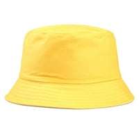 Prijenosni sklopivi vanjski šešir za ribolov na otvorenom, Muška i ženska kapa, žuta