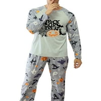 Obiteljska pidžama za Noć vještica, identični Setovi pidžama s natpisom bundeva za odrasle i djecu
