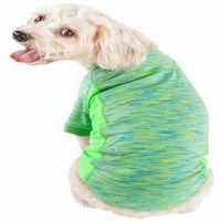 Ultraelastična majica za jogu i fitness za pse s prugastim prugama