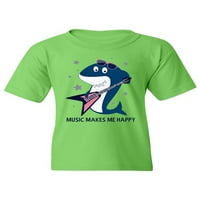 Majice s glazbom i morskim psima za juniore-slika od About, About