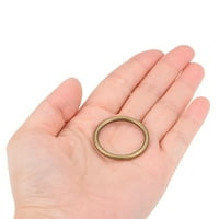 O-prsten kopča Od legure cinka O-prstenovi u Brončanoj nijansi Za hardverske torbe pojasevi za obrt Pribor