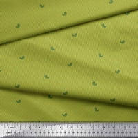 Zelena baršunasta tkanina od zelene čili papričice s prugastom tkaninom širine dvorišta