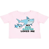 Poklon majica moja starija sestra me voli sa slatkim morskim psima za dječake ili djevojčice