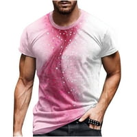 Muška majica Grafički smiješni, unise modni šarene tiskane majice smiješni grafički uzorak posada kratkih rukava
