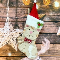 Božićna čarapa Djed Božićnjak Poklon vrećica božićne čarape Božićni ukrasi za božićno drvce za dom