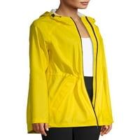 Ženska gumena kišna jakna s elastičnim premazom 360 inča