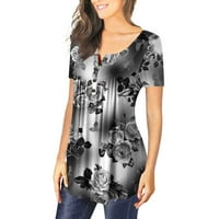 Majice za žene, majice, bluze, majice kratkih rukava, puloveri običnog kroja, apstraktne majice s printom, bluze