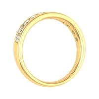 14-karatni dijamantni zaručnički prsten od žutog zlata