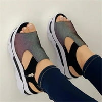 Stamens Woman Chunky Platform sandale Peep noge Slip-O-O-CEAPE SU Made za dnevno casual zatvarača zatvarača dame