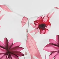 Malini za bebe djevojčice proljetno ljeto tiskane ruffle rukave cvjetna zabava princeza princeza haljina za djecu