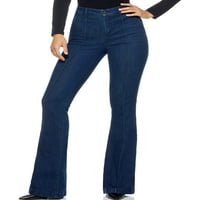 Sofia Jeans by Sofia Vergara Ženske karmen visoke traperice s hlačama
