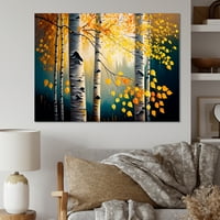 Dizajnirati se u zidnu umjetnost zlatne breze V platna