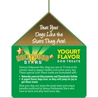 Holivudske zvijezde meke i vlažne pseće poslastice okusa jogurta