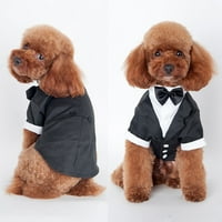 Kućni pse tuxedo luk kravata odjeća štena