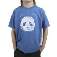 Majica s natpisom pop art za dječake - Panda