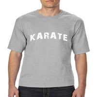 Uobičajeno je dosadno-velika muška majica, Na visini, veličina 3 inča - karate