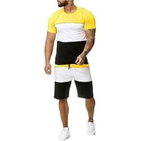 Komplet kratkih hlača od A-lista, muških Casual majica s kratkim rukavima i kratkih rukava i pripijenih sportskih