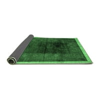 Moderni tepisi u smaragdno zelenoj boji, kvadrat 8 stopa