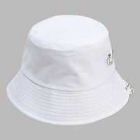 Muško i žensko modno Sunshade ribarski šešir šešir šešir vanjski šešir, bijeli, ne