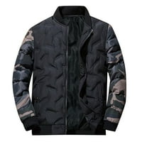 Muška taktička jakna srednje težine s džepovima obloženim pamukom s patentnim zatvaračem, Casual jakne u vojnom