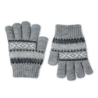 Time i TRU -ove pletene rukavice s uzorkom
