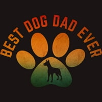najbolja muška majica s psećim tatom na svijetu - dizajn Od nih 2inch