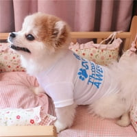 Svečana košulja za pse udobni mekani vrhovi Božić za kućne ljubimce odjeća za pse majica za štenad odjeća za male