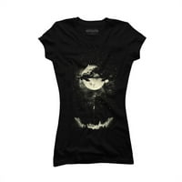 Crna majica s grafičkim uzorkom-dizajn Od