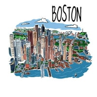Boston, Massachusetts, crtež linije